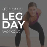 Pin for Pinterest of leg workout for women