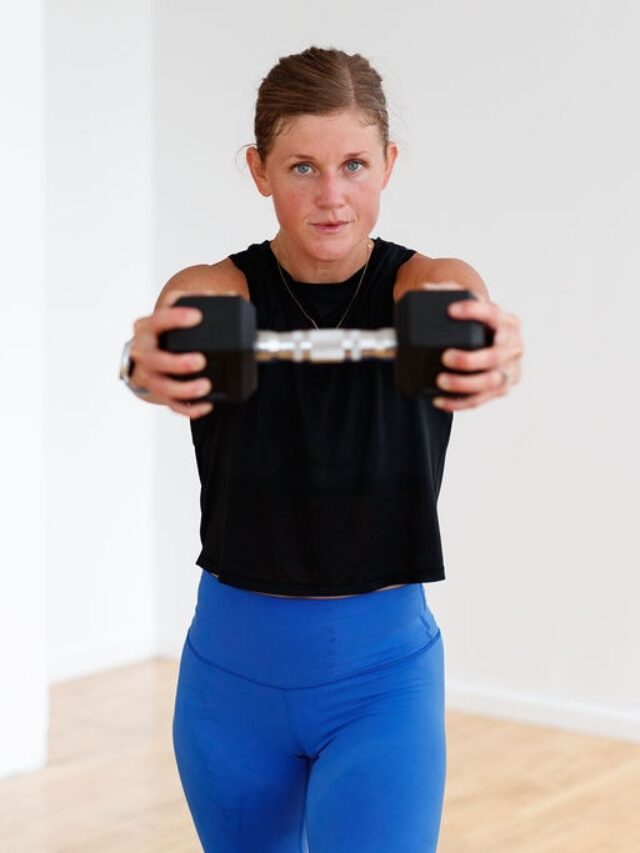5 Dumbbell HIIT Exercises to Burn Fat After the Holidays (SAVE THIS!)