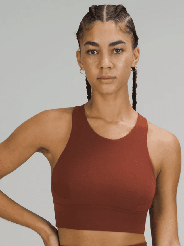 lululemon athletica, Tops, Lululemon Energy High Neck Longline Sports Bra