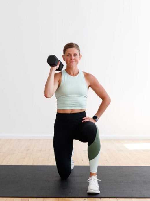 Shoulder Bicep and Tricep Workout At Home with Dumbbells