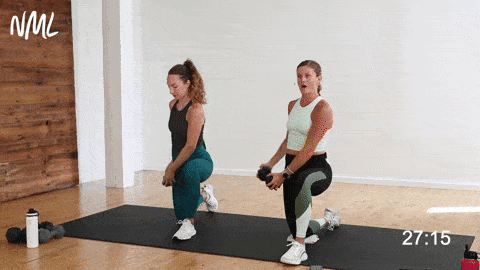 half kneeling chop and lift | shoulder and bicep workout