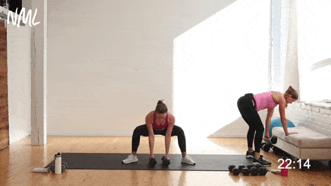 sumo squat dead start rows | best back exercises