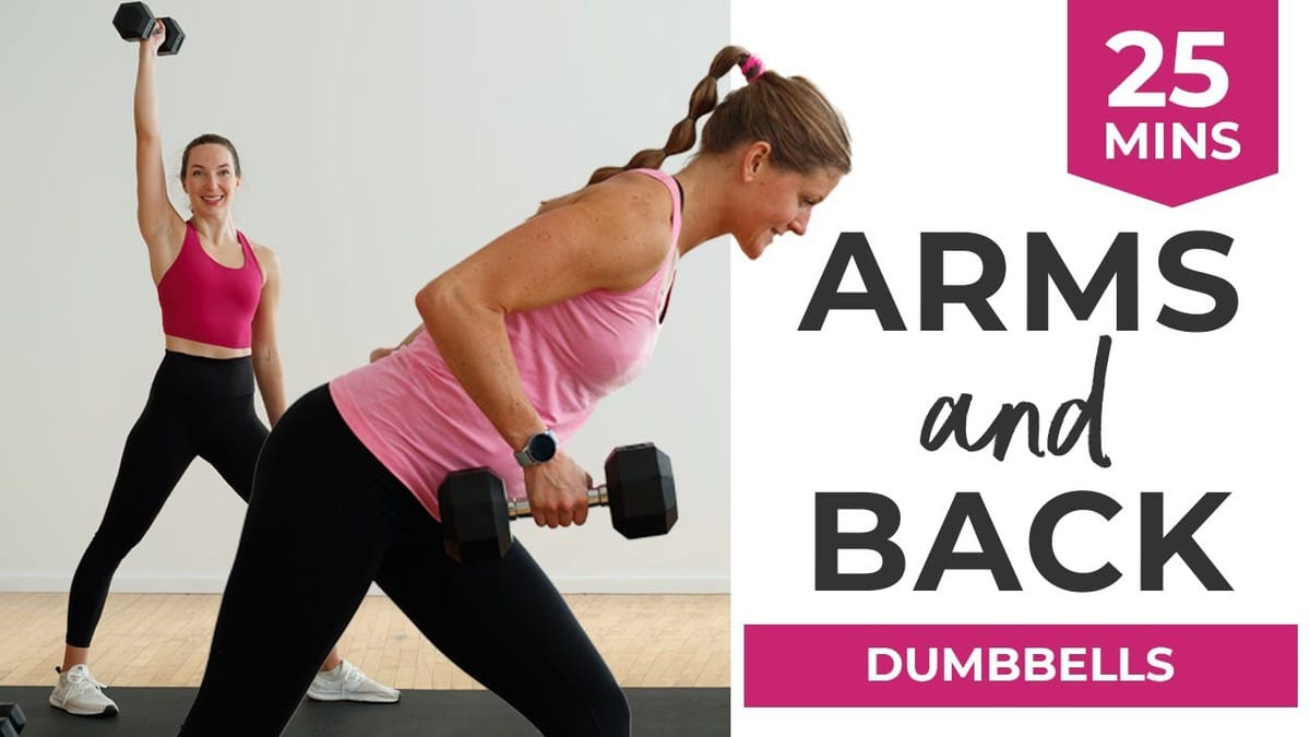 25-Minute Arm and Back Workout (Video)