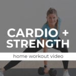 30 Minute Cardio and Strength Training Workout At Home With Weights