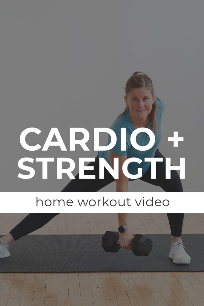 30 Minute Cardio and Strength Training Workout At Home With Weights 