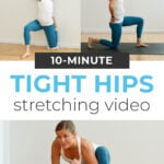 How to loosen tight hip flexors | 5 BEST Stretches for Hip Flexors
