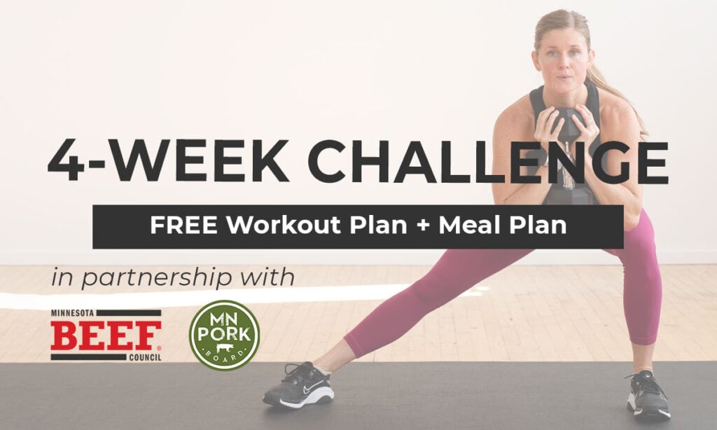 FREE 4-Week Workout Plan with Health Eating Meal Plan