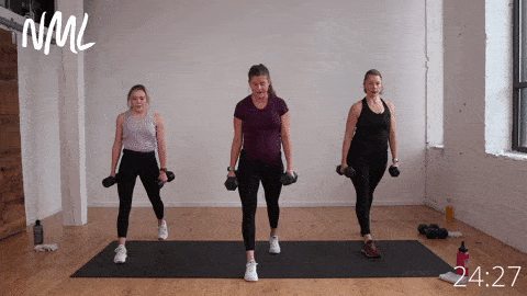 how to do a split squat | split squat exercise demonstration with dumbbells
