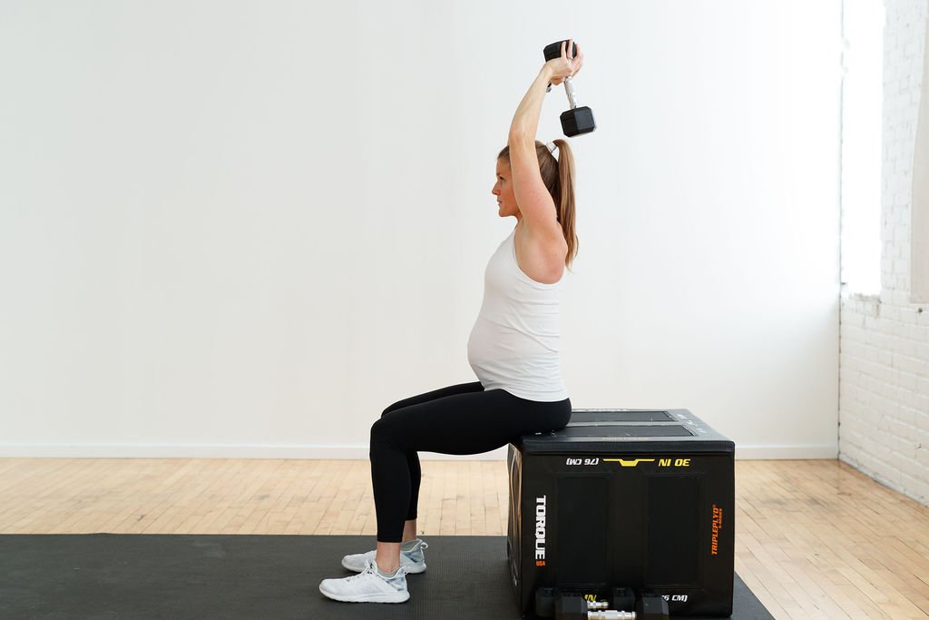 25-Minute Prenatal Chest, Shoulder + Tricep Workout