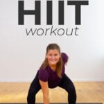 Full Body HIIT Circuit Workout for women (pin for pinterest)