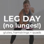 Pin for Pinterest of the best lower body exercises at home