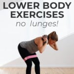 Pin for Pinterest of the best lower body exercises at home