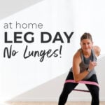 Lower Body Exercises (no lunges) pin for pinterest