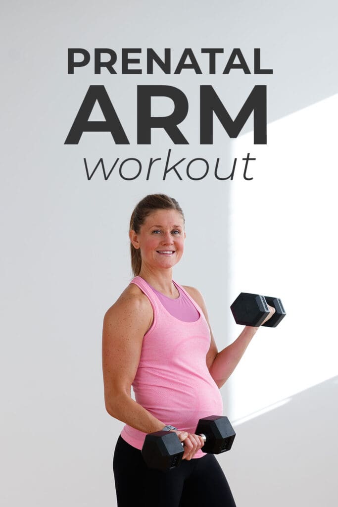 Pregnancy Arm Workout on YouTube pin for pinterest