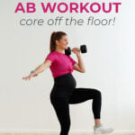 Standing Ab Exercises Pin for Pinterest