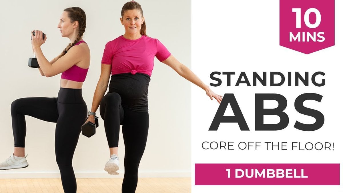 10 Minute Standing Ab Workout Nourish Move Love