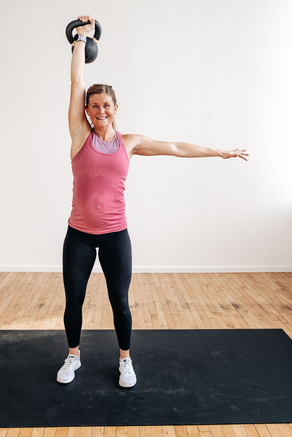 The Full-Body Kettlebell Workout Fitness Level! - Nourish, Move, Love