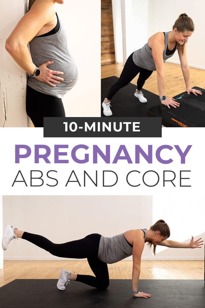 Pregnancy AB Workout Pic for pinterest