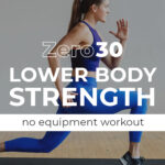 Pin for Pinterest of bodyweight leg workout