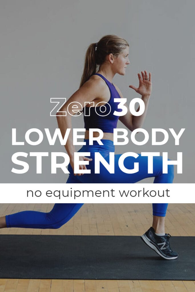 Bodyweight Leg Workout Pin for Pinterest