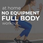 Zero30 Day 1: Bodyweight Workout Full Body STRENGTH Pin for Pinterest