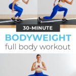 Zero30 Day 1: Bodyweight Workout Full Body STRENGTH Pin for Pinterest