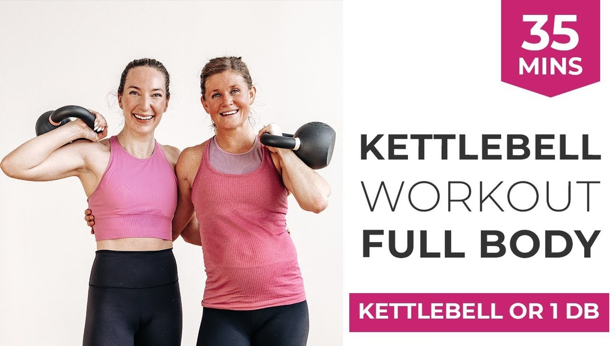 8 BEST Kettlebell Exercises (35-Minute Kettlebell Workout)