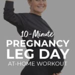 Leg Exercises for Pregnancy pin for pinterest