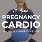 Prenatal Cardio and Mobility Workout pin for pinterest