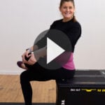 Pin for Pinterest of the best sciatica stretches