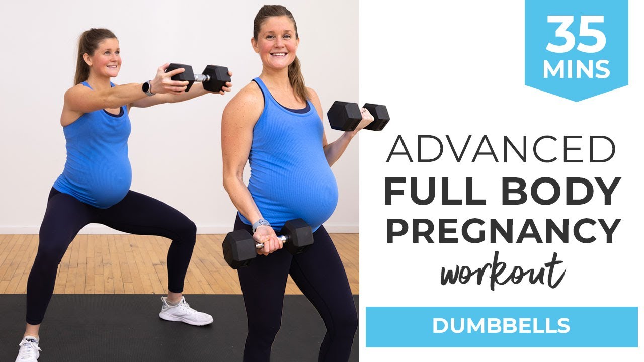35-Minute Advanced Pregnancy Workout At Home