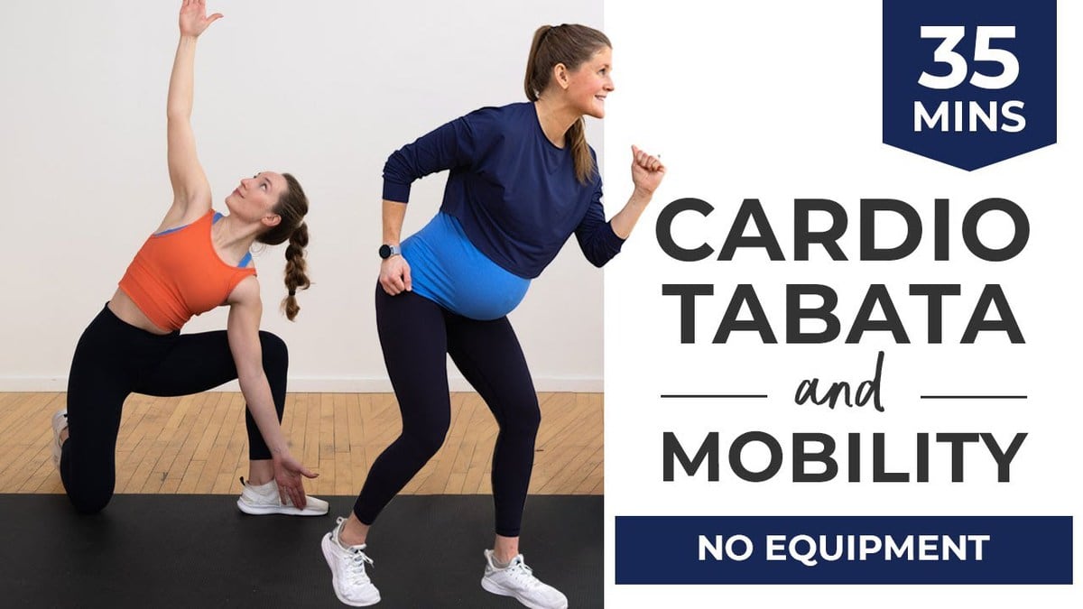 35-Minute Prenatal Cardio and Mobility Workout