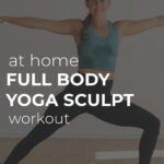 Pin for Pinterest of yoga workout