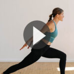 Pin for Pinterest of yoga workout