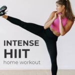 Intense bodyweight workout pin for pinterest