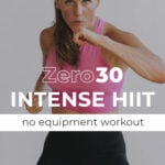 Intense bodyweight workout pin for pinterest