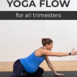 Prenatal Yoga Flow pin for pinterest