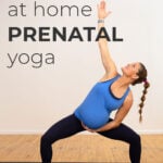 Prenatal Yoga Flow pin for pinterest