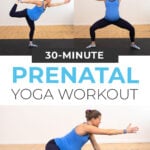 Prenatal Yoga Flow pin for pinterest