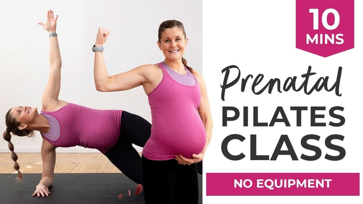 10-Minute Prenatal Pilates (Video)