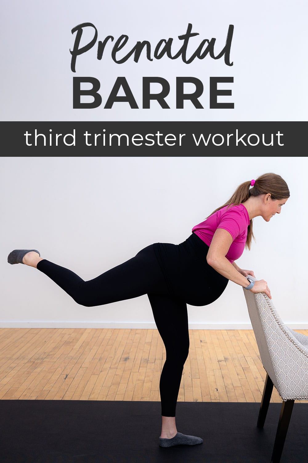 20Minute Pregnancy Barre Workout (3rd Trimester) Nourish Move Love