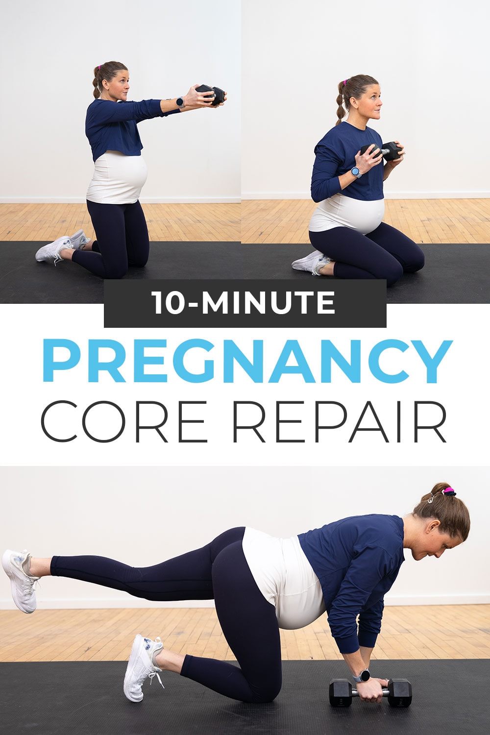 6 BEST Prenatal Core Exercises (Video) | Nourish Move Love