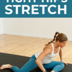 Pin for pinterest - hip flexor stretches