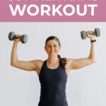 Pin for Pinterest - best upper body exercises for women