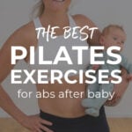 pin for pinterest - beginner pilates for diastasis recti