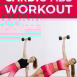 Pin for Pinterest of cardio abs workout