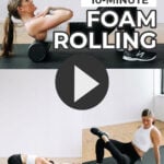 Pin for Pinterest of the best foam rolling exercises