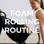 Pin for Pinterest of the best foam rolling exercises