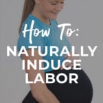 Pin for Pinterest of exercises to induce labor