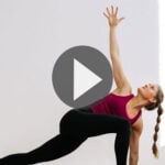 Pin for Pinterest of recovery yoga flow